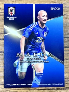 Japan Soccer Team Card Epoch Samurai Blue 2023 No.29 Daizen Maeda - Picture 1 of 2