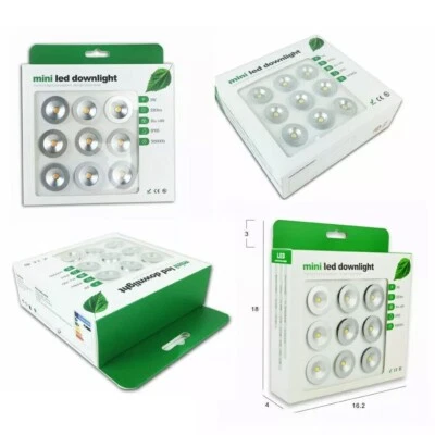 9 Mini Faretto 24v Incasso cob led 1w Foro 15mm segnapasso esterno interno ip65 - Immagine 1 di 4