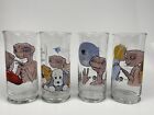 Vintage E.T. The Extra-Terrestrial Drinking Glasses Set Of 4 1982 Pizza Hut