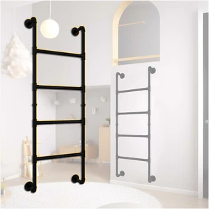 Bunk Bed Ladder, Wall Mounted Metal Angled Ladder for Loft, Step Only Stairs for - Picture 1 of 6