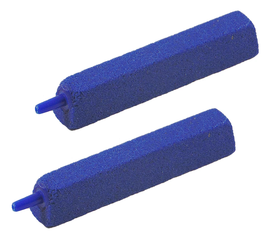 YGTGZ 10 PCS 1 Inch Air Stones - Cylinder Bubble Diffuser For Aquarium, Fish Tank, Blue - View #3