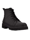 CALVIN KLEIN Mens Black 1" Platform Bsboot Toe Block Heel Boots Shoes 7.5 M