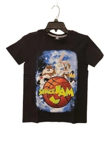 NWT Looney Tunes Space Jam Kids Size Medium (8) Cartoon Tee Bugs Daffy Taz - Picture 1 of 4