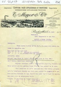 Dépt 67 - Bischwiller - Belle Entête d'une Manufacture du 12/03/1930 A Voir !!! - Picture 1 of 1