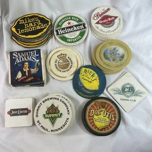 Beer Mat Coasters Lot Of 87 Minnesota Wisconsin Germany Brands Cardboard - Picture 1 of 20