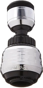 LARSEN SUPPLY CO, Larsen Supply Aerator, 09-1234 BLK/CHR 360 Swivel Aerator  - Picture 1 of 1