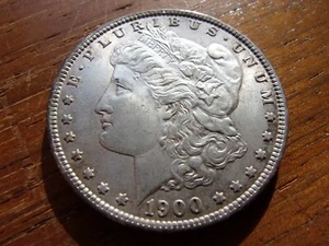 1900-P MORGAN DOLLAR 90 % SILVER INVESTMENT COIN NICE COND - Picture 1 of 2