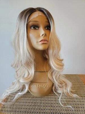 NEW LACE FRONT LONG BLONDE WAVY WIG WOMEN'S - Image 1 of 4