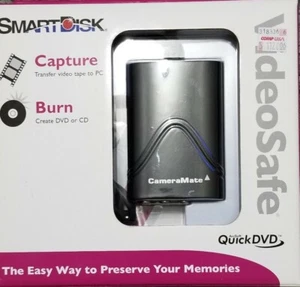 Smartdisc VIDEOSAFE USB Convert VHS Tape To PC CD DVD For WIN XP or 2000 Only! - Picture 1 of 5