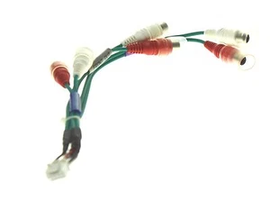 ALPINE ILX207 PRE-OUT RCA FRONT REAR SUBW HARNESS SUB SHIPS TODAY - Picture 1 of 3