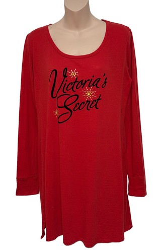 UNDERCOVER Abito da notte donna Victoria’s Secret taglia S rosso manica lunga logo velluto