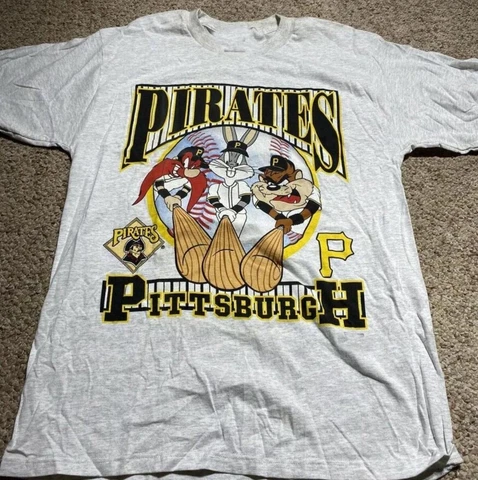 Pittsburgh Pirates baseball Funny Short sleeve Gray T shirt Gift For Men S-3XL Cover