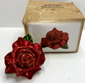 Rote Rose Klappschatulle Jeweled Collection - Bild 1 von 7