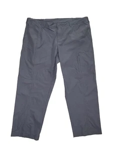 Kirkland Cargo Pants Women 16 Gray Straight Leg Nylon Blend Hiking Outdoors - Picture 1 of 4