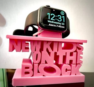 NKOTB Smart Watch Charger Stand New Kids On The Block 3D Printed Various Colors - Picture 1 of 11