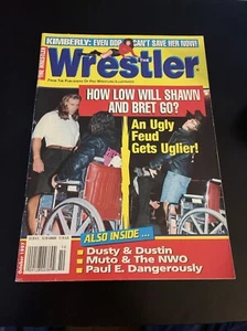 THE WRESTLER OCTOBER 1997 SHAWN MICHAELS BRET HART SUNNY KIMBERLY PAGE DDP WWF - Picture 1 of 2