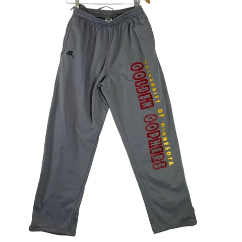 Russell Athletic Grey Minnesota Golden Gophers Track Pants Sweat 2039 Cover
