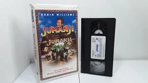 Jumanji (VHS, 1996, Clam Shell Case) Robin Williams, Used - Picture 1 of 3