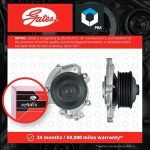 Water Pump fits MERCEDES ML280 W164 3.0D 07 to 09 OM642.940 Coolant Gates New - Picture 1 of 2