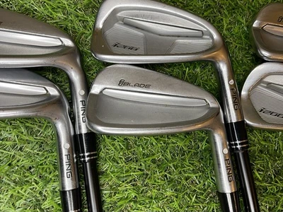 Ping i200/iBlade Combo Set, 4-PW, AMT 80 Stiff Flex Graphite Shafts, 1” Short - Image 1 of 4