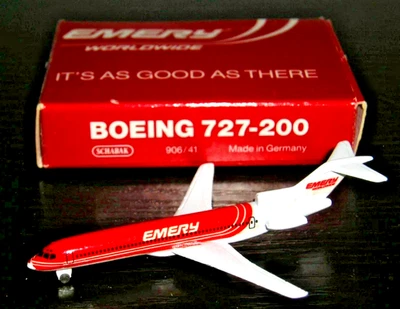 EMERY AIR FLETE .B727-200F. Schabak# 906/41 escala 1:600. Modelo con caja. Foto 1 de 2