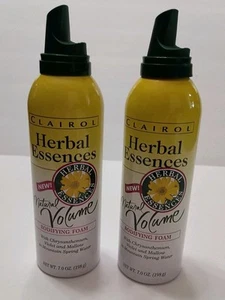 2 eingestellte Clairol Kräuteressenzen natürliches Volumen Körperschaum 7 Oz. - Bild 1 von 2
