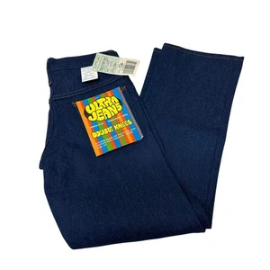 Vintage JEANS Jungen Größe 10 Slim Doppelknie Dark Wash Denim Permanent Press - Bild 1 von 9