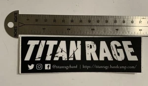 Titan Rage Band Logo Matte Sticker - Picture 1 of 2