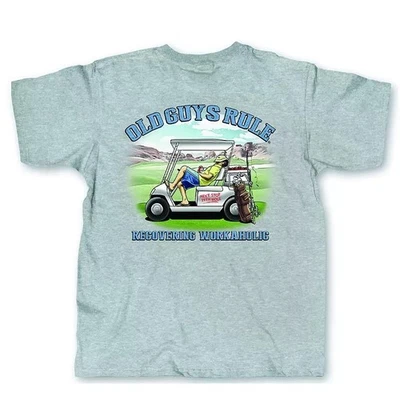 Nueva CAMISETA VIEJA REGLA DE LOS CHICOS Recovering Workaholic Foto 1 de 3