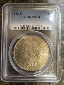1883 O Morgan Silver Dollar PCGS MS-64 - Picture 1 of 2