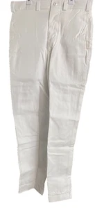 MENS WHITE DRESS SLACKS HOSPITAL DUTY UNIFORM  SIZE 32x30 - Picture 1 of 3