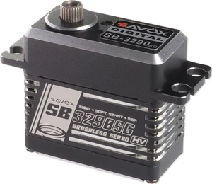 Savox 3290SG High Torque, HV Brushless Servo, Black 0.11sec/1041.6 oz/in@8.4V - Picture 1 of 4