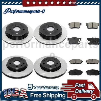 Juego de pastillas de freno de disco delanteras traseras rotor de freno de disco para Suzuki SX4 2007-2008 Foto 1 de 4