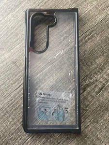 Klar/Schwarz Hülle mit Flexiblem Scharnier Schutz für Samsung Galaxy Z Fold 6 - Bild 1 von 9