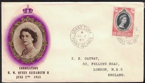 TURKS & CAICOS ISLANDS, QEII 1953 CORONATION, ILLUSTRATED FIRST DAY COVER. - Picture 1 of 1