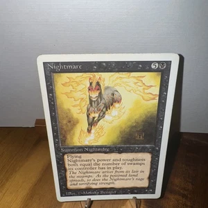 Magic: The Gathering 1995 Magic The Gathering - Edición revisada - Pesadilla - De colección raro - Imagen 1 de 2
