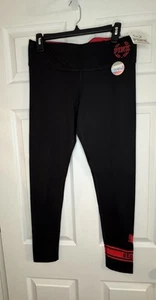 Neu mit Etikett Victoria's Secret Pink Medium Wende-Leggings schwarz Illinois Redbirds - Bild 1 von 8