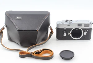 [ Near MINT  w/ Case ]  Leica M4 Silver 35mm Rangefinder Film Camera From JAPAN - Picture 1 of 17