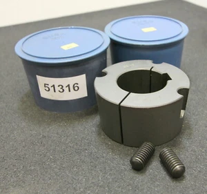 2x Taper-Spannbuchse Taper Bush Type 2517 - 45 Bohrungs-Ø d=45mm Länge L=44,5mm - Bild 1 von 8