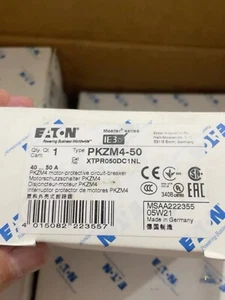 New In Box EATON MOELLER PKZM4-50 Motor Switch Expedited Shipping - Picture 1 of 2