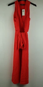 Lauren Ralph Lauren Damen Georgette Neckholder Kleid (8, Tomate) - Bild 1 von 14