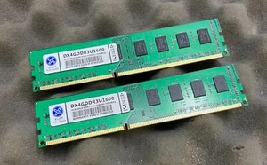 8GB Kit (2 x 4GB) XUM DX4GDDR3U1600 PC3-12800U 1600MHz DDR3 Computer Arbeitsspeicher RAM - Bild 1 von 3