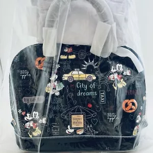 Cartera Cartera Dooney & Bourke New York City Mickey & Minnie Mouse Big Apple NUEVA - Imagen 1 de 5
