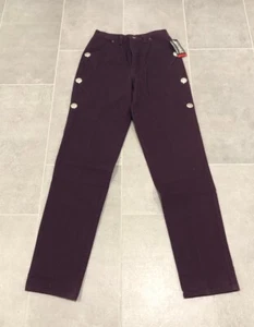 NWT Vintage Roughrider Jeans By Circle T Size 11/12 Made USA Purple 36” Inseam - Picture 1 of 10