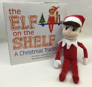 Elf On The Shelf Plushee Pals A Christmas Tradition Boy Plush And Book - Picture 1 of 10