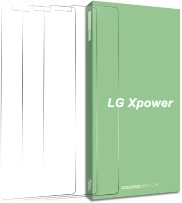 2-Pack Clear Tempered Glass For Lg Xpower Screen Protector HD Clear Glass Screen - Image 1 of 4