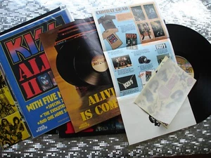 KISS ~ Alive II ~ Vintage LP w/Inserts & Promo Ads Casablanca NBLP 7062-2-11.98 - Picture 1 of 19
