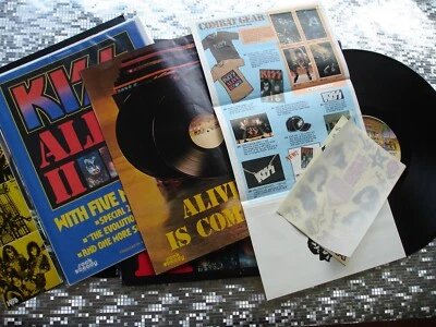 KISS ~ Alive II ~ Vintage LP w/Inserts & Promo Ads Casablanca ‎NBLP 7062-2-11.98 - Image 1 of 4