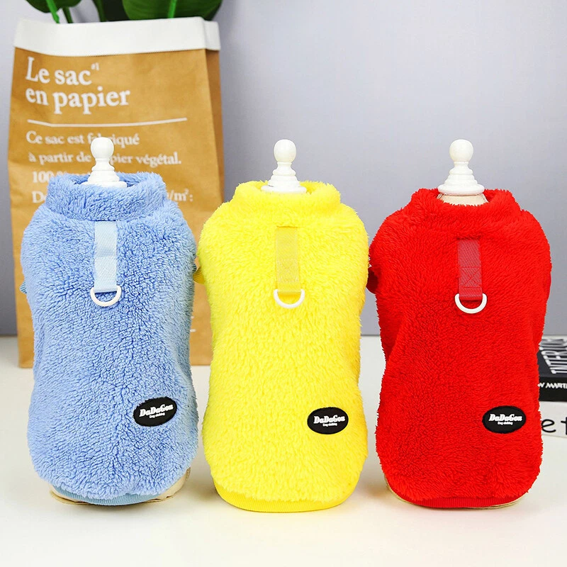 PetDog Cat Warm Fleece Vest Clothes Coat Puppy Small Dog T Shirt Sweater Jacket↟ - Image 1 of 4