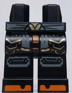 Lego Hips and Legs Sash Gold Clasp Ends Armor Plate Orange Shoe Tips - Picture 1 of 1